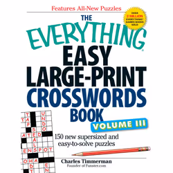 ISBN The Everything Easy Large-Print Crosswords Book, Volume III, Anglais, Livre de poche, 352 pages