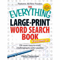 ISBN The Everything Large-Print Word Search Book, Volume II, Anglais, Livre de poche, 352 pages