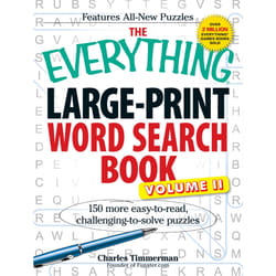 ISBN The Everything Large-Print Word Search Book, Volume II Livre de poche