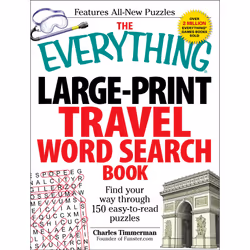 ISBN The Everything Large-Print Travel Word Search Book, Anglais, Livre de poche, 352 pages
