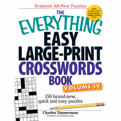 ISBN The Everything Easy Large-Print Crosswords Book, Volume IV, Anglais, Livre de poche, 352 pages