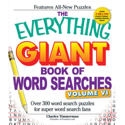 ISBN The Everything Giant Book of Word Searches, Volume VI Livre de poche