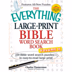 ISBN The Everything Large-Print Bible Word Search Book, Volume II, Anglais, Livre de poche, 352 pages