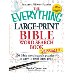 ISBN The Everything Large-Print Bible Word Search Book, Volume II livre Anglais Livre de poche 352 pages