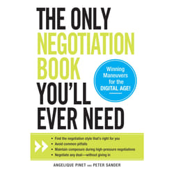 ISBN The Only Negotiation Book You'll Ever Need Livre de poche