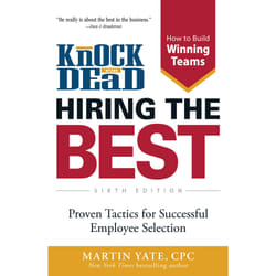 ISBN Knock 'em Dead Hiring the Best livre Anglais Livre de poche 304 pages