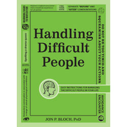 ISBN Handling Difficult People Livre de poche