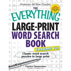 ISBN The Everything Large-Print Word Search Book, Volume VII Livre de poche