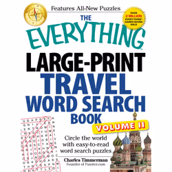 ISBN The Everything Large-Print Travel Word Search Book, Volume II, Anglais, Livre de poche, 336 pages