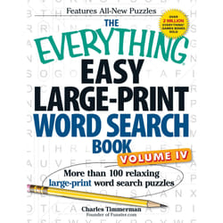 ISBN The Everything Easy Large-Print Word Search Book, Volume IV Livre de poche