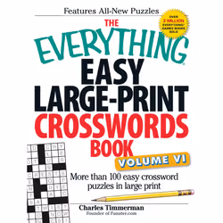 ISBN The Everything Easy Large-Print Crosswords Book, Volume VI, Anglais, Livre de poche, 336 pages
