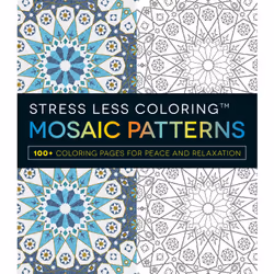 ISBN Stress Less Coloring - Mosaic Patterns, Anglais, Livre de poche, 208 pages