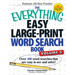 ISBN The Everything Easy Large-Print Word Search Book, Volume 5 livre Anglais Livre de poche 320 pages