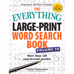 ISBN The Everything Large-Print Word Search Book, Volume 10, Anglais, Livre de poche, 288 pages