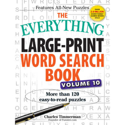 ISBN The Everything Large-Print Word Search Book, Volume 10 Livre de poche