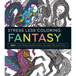 ISBN Stress Less Coloring - Fantasy Livre de poche