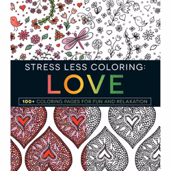 ISBN Stress Less Coloring - Love, Anglais, Livre de poche, 208 pages