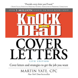 ISBN Knock 'em Dead Cover Letters Livre de poche