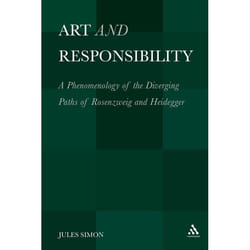 ISBN Art and Responsibility (A Phenomenology of the Diverging Paths of Rosenzweig and Heidegger) Couverture rigide