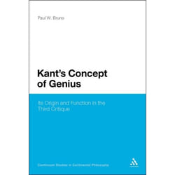 ISBN Kant's Concept of Genius (Its Origin and Function in the Third Critique) livre philosophie Anglais Couverture rigide