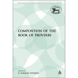 ISBN The Composition of the Book of Proverbs livre Religion Anglais Livre broché 173 pages