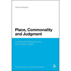 ISBN Place, Commonality and Judgment (Continental Philosophy and the Ancient Greeks) Couverture rigide