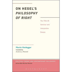 ISBN On Hegel's Philosophy of Right (The 1934-35 Seminar and Interpretive Essays) livre philosophie Anglais