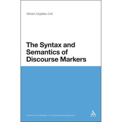 ISBN The Syntax and Semantics of Discourse Markers livre référence & langage Anglais Couverture rigide 192 pages