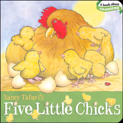 ISBN Five Little Chicks, Anglais, Couverture rigide, 34 pages