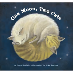 ISBN One Moon, Two Cats, Anglais, Couverture rigide, 32 pages