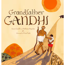 ISBN Grandfather Gandhi, Anglais, Couverture rigide, 48 pages