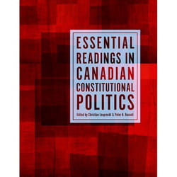 ISBN Essential Readings in Canadian Constitutional Politics