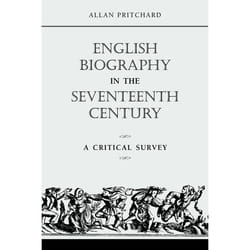 ISBN English Biography in the Seventeenth Century: A Critical Survey