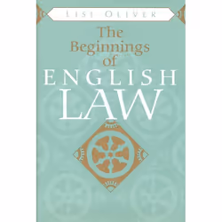 ISBN The Beginnings of English Law, Anglais, 320 pages