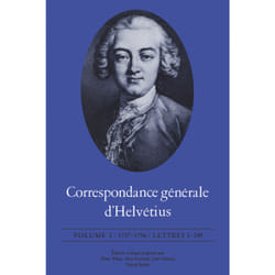 ISBN Correspondance générale d'Helvétius, Volume I: 1737-1756 / Lettres 1-249