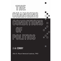 ISBN The Changing Conditions of Politics