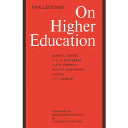 ISBN On Higher Education: Five Lectures