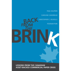ISBN Back from the Brink: Lessons from the Canadian Asset-Backed Commercial Paper Crisis