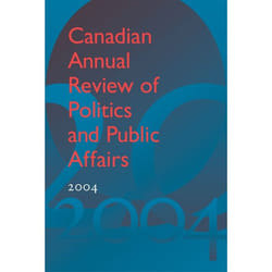 ISBN Canadian Annual Review of Politics and Public Affairs 2004