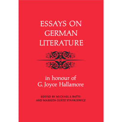 ISBN Essays on German Literature: In Honour of G. Joyce Hallamore