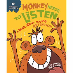Hachette UK Monkey Needs to Listen - A book about paying attention, Anglais, Livre broché, 32 pages