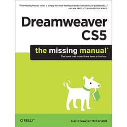 O'Reilly Dreamweaver CS5: The Missing Manual livre & manuel de logiciels