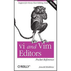 O'Reilly vi and Vim Editors Pocket Reference, Second Edition livre & manuel de logiciels