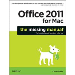 O'Reilly Office 2011 for Macintosh: The Missing Manual livre & manuel de logiciels