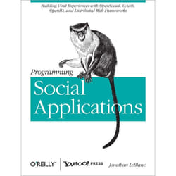 O'Reilly Programming Social Applications livre