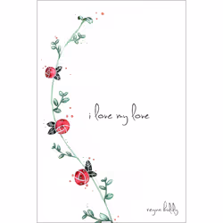 ISBN I Love My Love, poésie, Anglais, Livre broché, 120 pages