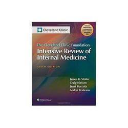 ISBN Cleveland Clinic Foundation Intensive Review of Internal Medicine 6e livre Santé, esprit et corps Anglais