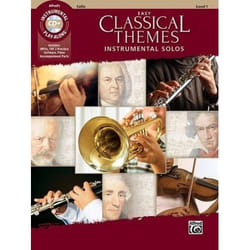 Easy Classical Themes Instrumental Solos for Strings: Cello, Book & CD - [Version Originale]