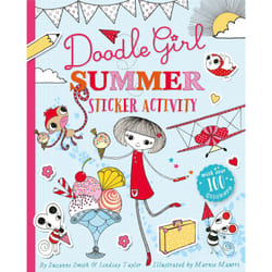 ISBN Doodle Girl Summer Sticker Activity