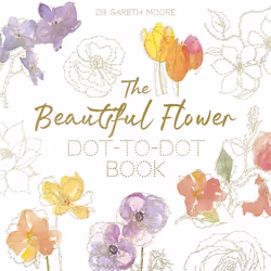 Hachette UK The Beautiful Flower Dot-to-Dot Book, Anglais, Livre broché, 96 pages
